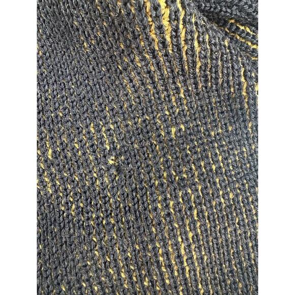 Seattle Knitting Mills Penguin Cardigan Mens Size L Black Vintage 60's Sweater - Picture 10 of 14